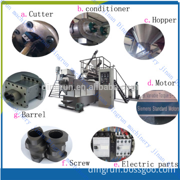 Factory price animal feed pellet production equipment for dog fish cat bird pet